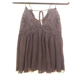 Black Free People tank top
